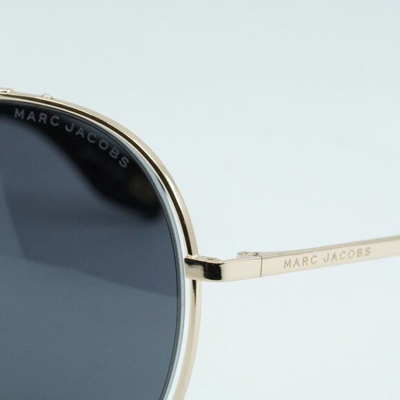 Marc Jacobs Gold Frame Sunglasses with Black Lenses main image 5